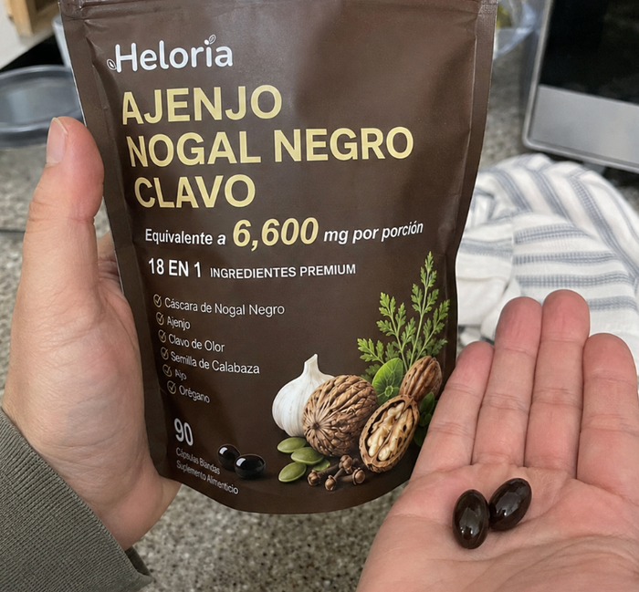 Reseña visual de una clienta de Heliora